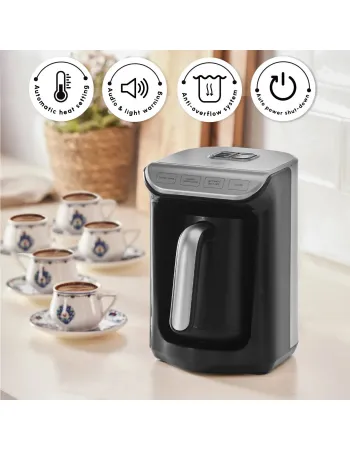 Karaca Hatır Köz Turkish Coffee Maker, 535W, Anthracite