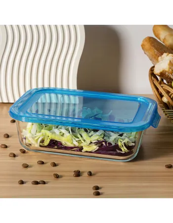 Karaca Lucy Glass Storage Container, 1500ml, Clear