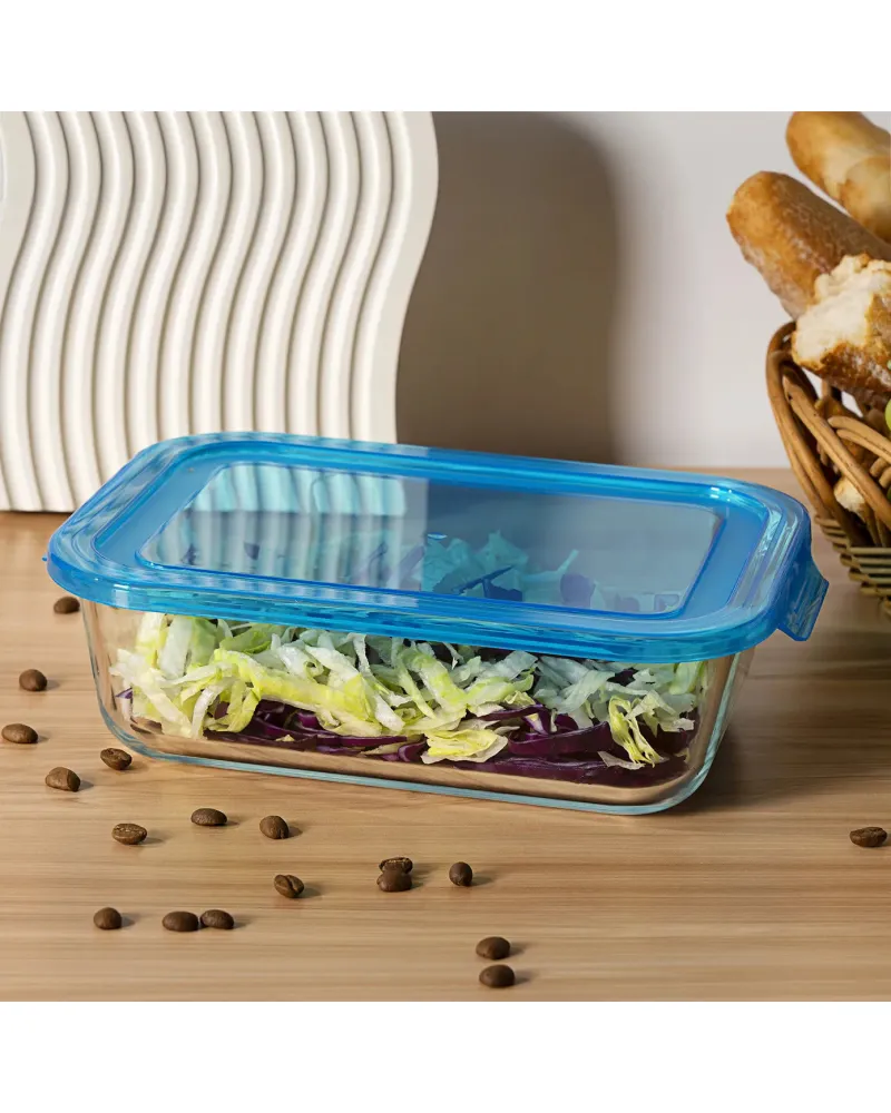 Karaca Lucy Glass Storage Container, 1500ml, Clear
