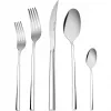 Karaca Tivoli 60-Piece Stainless Steel Cutlery Set for 12 People, Silver