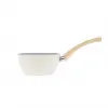 Karaca Swiss Crystal Non-Stick Induction Saucepan, 18cm, Creamy