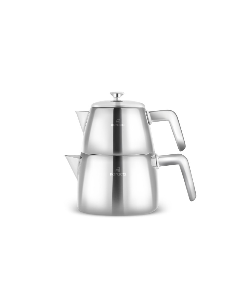 Karaca Brewinox Stainless Steel Teapot Set, Midi, Inox Karaca Brewinox Stainless Steel Teapot Set, Midi, Inox