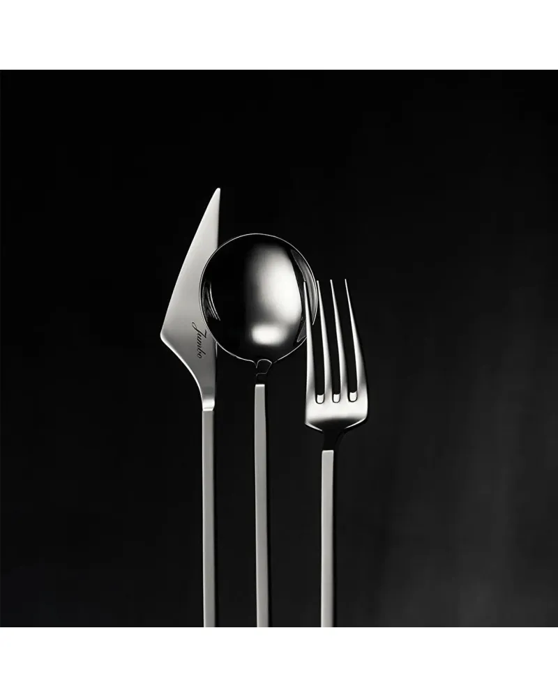 Jumbo 9100 84-Piece Stainless Steel Cutlery Set for 12 People, Silver Jumbo 9100 84-Piece Stainless Steel Cutlery Set for 12 People, Silver