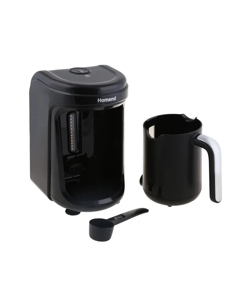 Homend Pottoman 1840UK Clean Turkish Coffee Maker, 450ml, 535W, Black