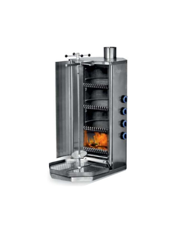 M077-L4 Lava Stone Heated Shawarma Machine