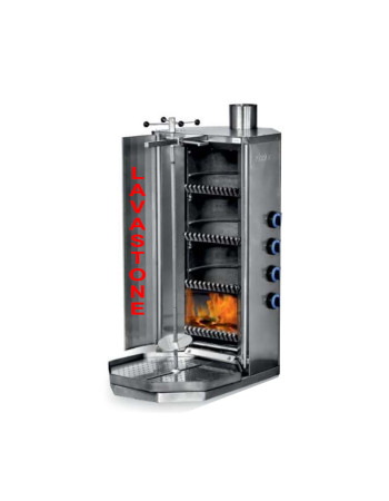 M077-L4 Lava Stone Heated Shawarma Machine