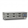 TURCO 6 Drawer Equipment Base Refrigerator 200cm Commercial Stainless Steel