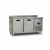 TURCO 2 Door Counter Freezer 150cm Commercial Stainless Steel Undercounter Freezer