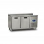 TURCO 2 Door Counter Freezer 150cm Commercial Stainless Steel Undercounter Freezer