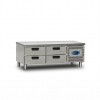 TURCO 4 Drawer Equipment Base Refrigerator 150cm Commercial Stainless Steel