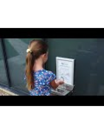 F63/251 - IMC IMClean Junior Reduced Height Mobile Hand Sanitising Station F63/251 - IMC IMClean Junior Reduced Height Mobile Hand Sanitising Station