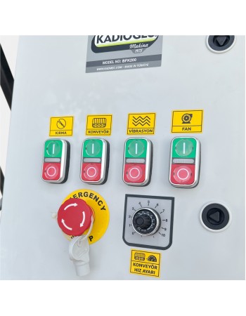Turco BFK200 Industrial Almond Cracking & Shell Separation Line — 200 kg/Hour Turco BFK200 Industrial Almond Cracking & Shell Separation Line — 200 kg/Hour