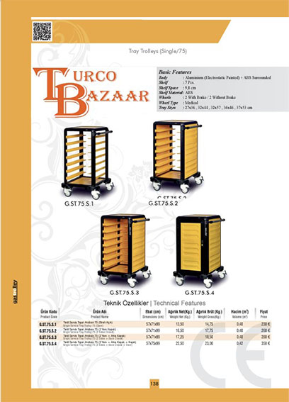Turcobazaar gastrolley catalogue